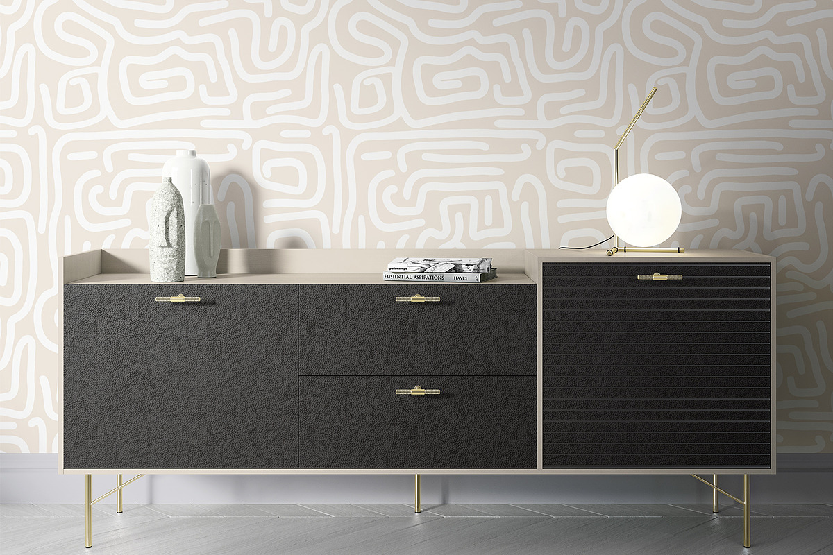 Subtle Maze, a Wallpaper Graphic by MalyskaStudio (Photo 6 of 9)