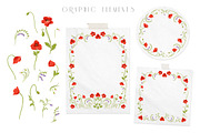 Poppies - Illustrations and Patterns, a Pattern Graphic by Inna Moreva (Thumbnail 2 of 7)