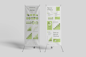 Rool Up Banner Mockup