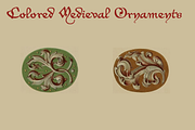 Colored Medieval Ornaments, an Object Graphic by Intellecta Design (Thumbnail 4 of 12)