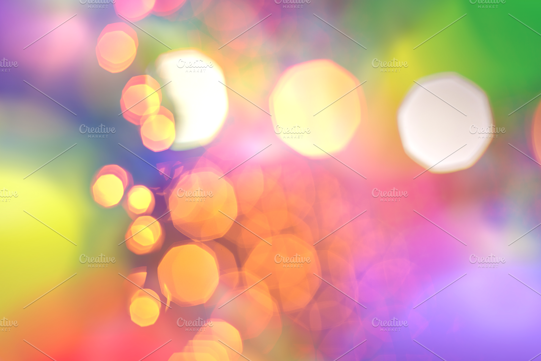 Colorful bokeh lights background, a Holiday Photo by Minimalism IMG