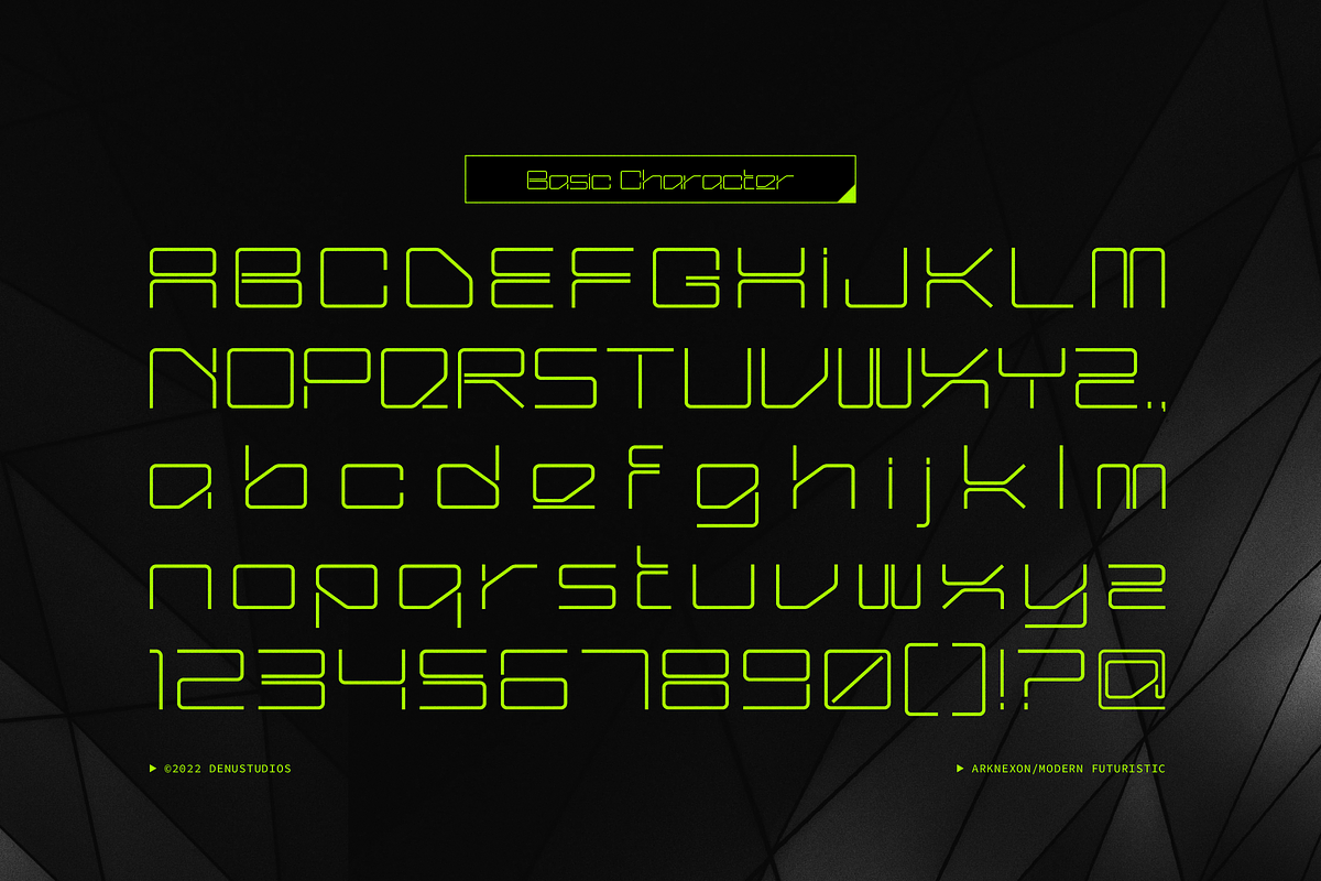 Arxenon | Modern Futuristic, a Sans Serif Font by Denustudios (Photo 10 of 12)