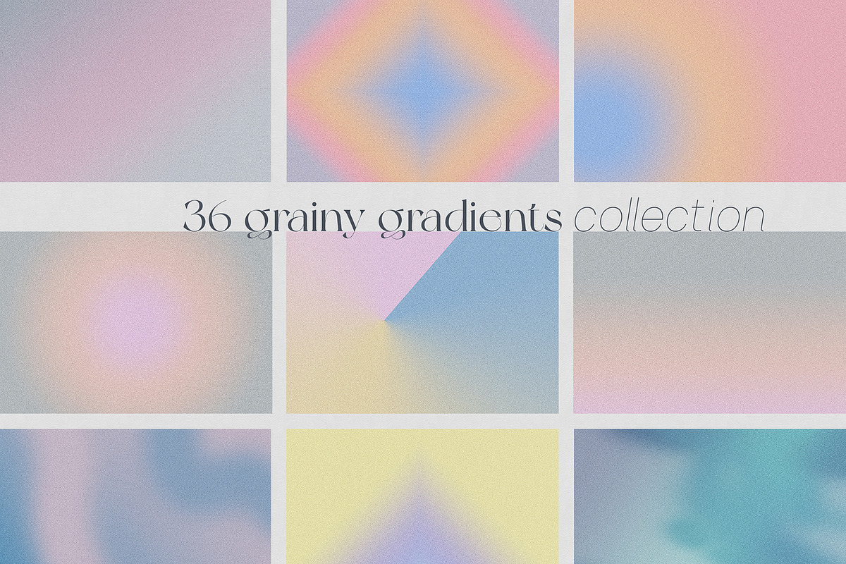 NOSTALGIA GRADIENT Textures & Shapes, a Texture Graphic by Oksana Trygub (Photo 4 of 16)