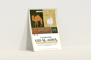 Contemporary Eid al-Adha Poster, a Poster Template by Artnivora.Std