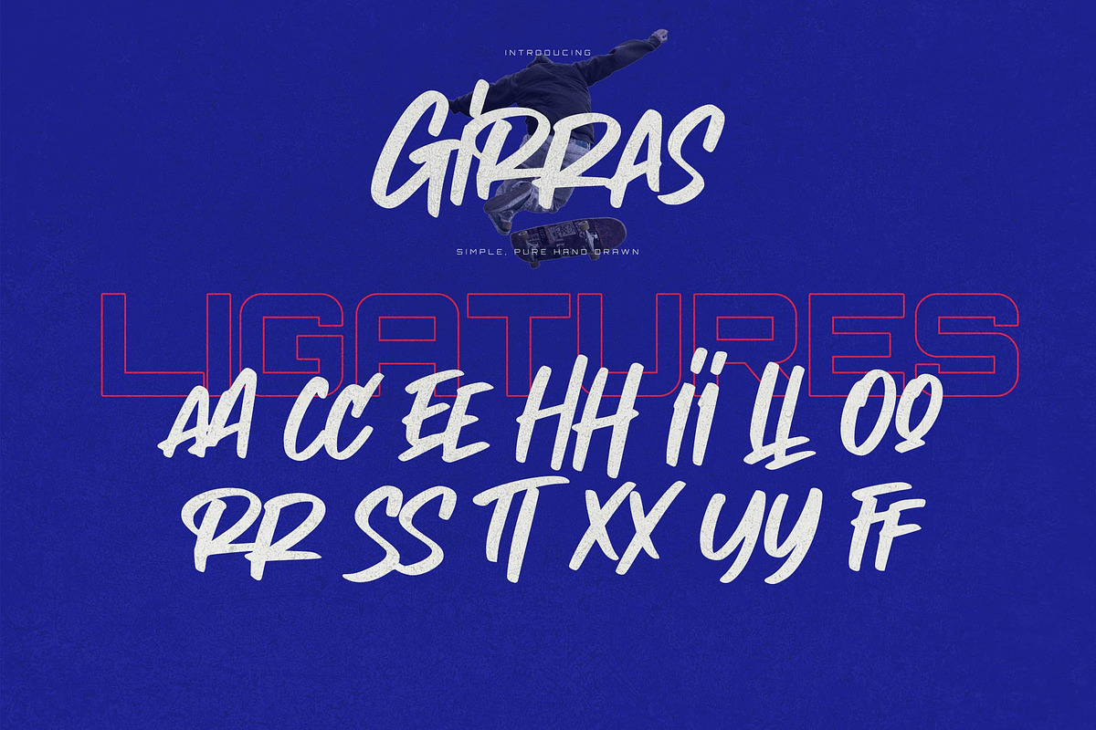 Girras – Simple Pure Hand Drawn, a Handwritten Font by Gassstype (Photo 7 of 8)