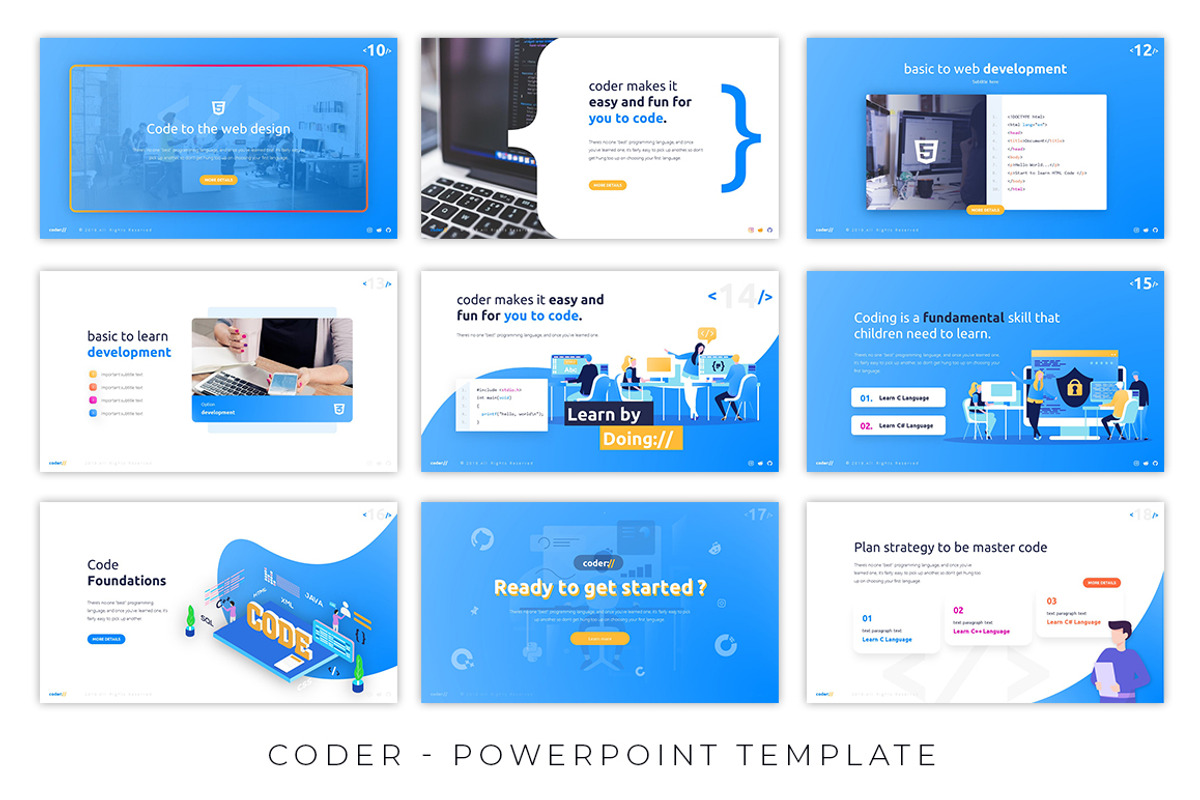 Coder - Programming Presentation, a Presentation Template by Brandearth RRGraph (Photo 3 of 8)