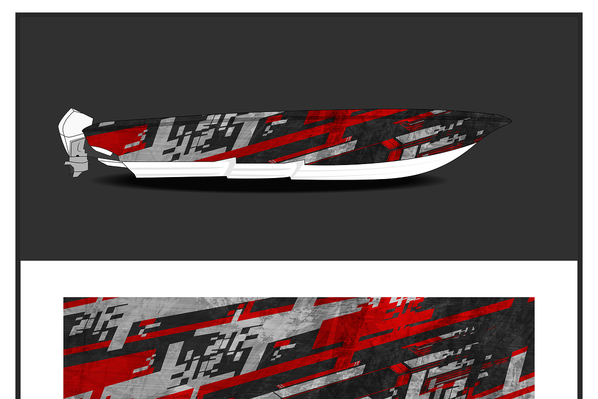 Futuristic Vehicle Wrap Design, an Object Illustration by CarWrap design (Photo 2 of 3)