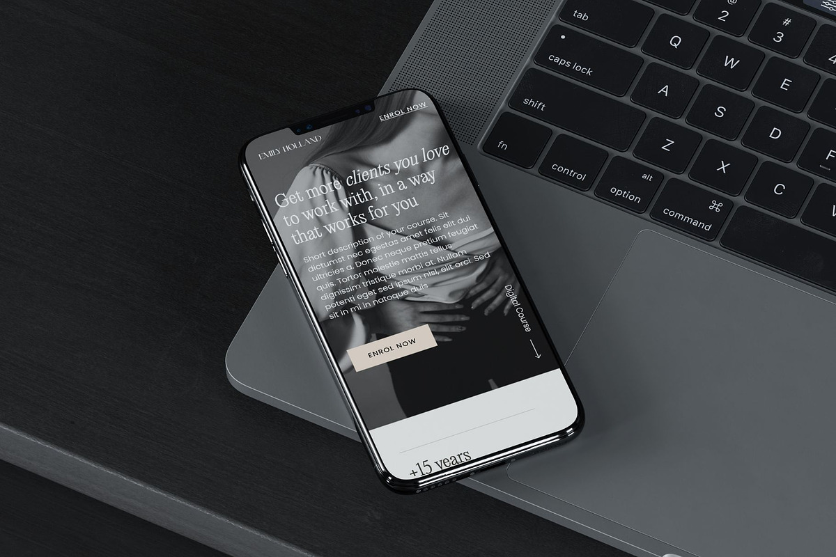 Showit Sales page, a Landing Page Template by Digital&Chic (Photo 3 of 5)