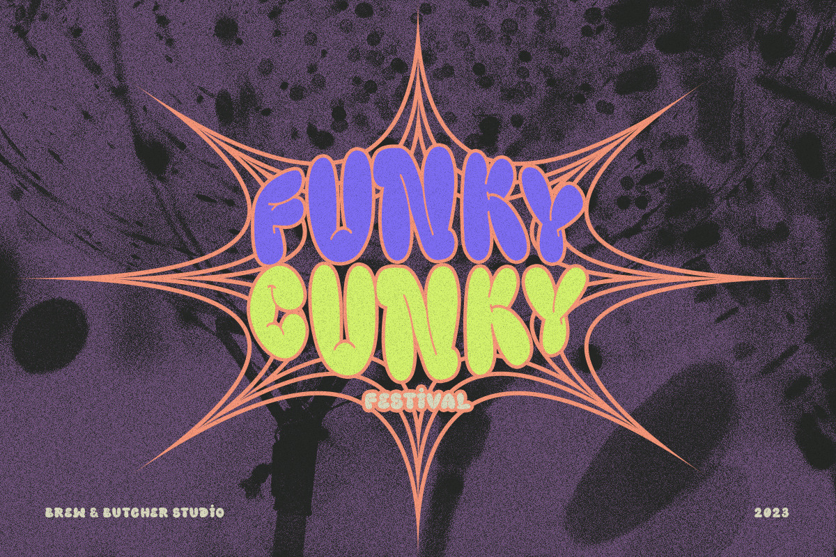 Bulmont | Bubble Typeface, a Font by Brew & Butcher Studio (Photo 10 of 12)