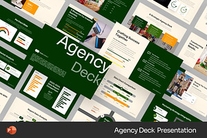 Agency Deck Powerpoint Templates, a Presentation Template by Fit-tee