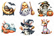 Halloween Animals Clipart, an Illustration by DreamPrint404 (Thumbnail 3 of 5)