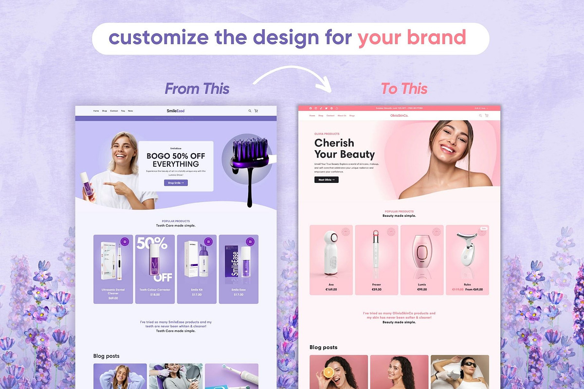 Smile Shopify 2.0 Theme, a Shopify Template by Lumin Lab (Photo 3 of 8)