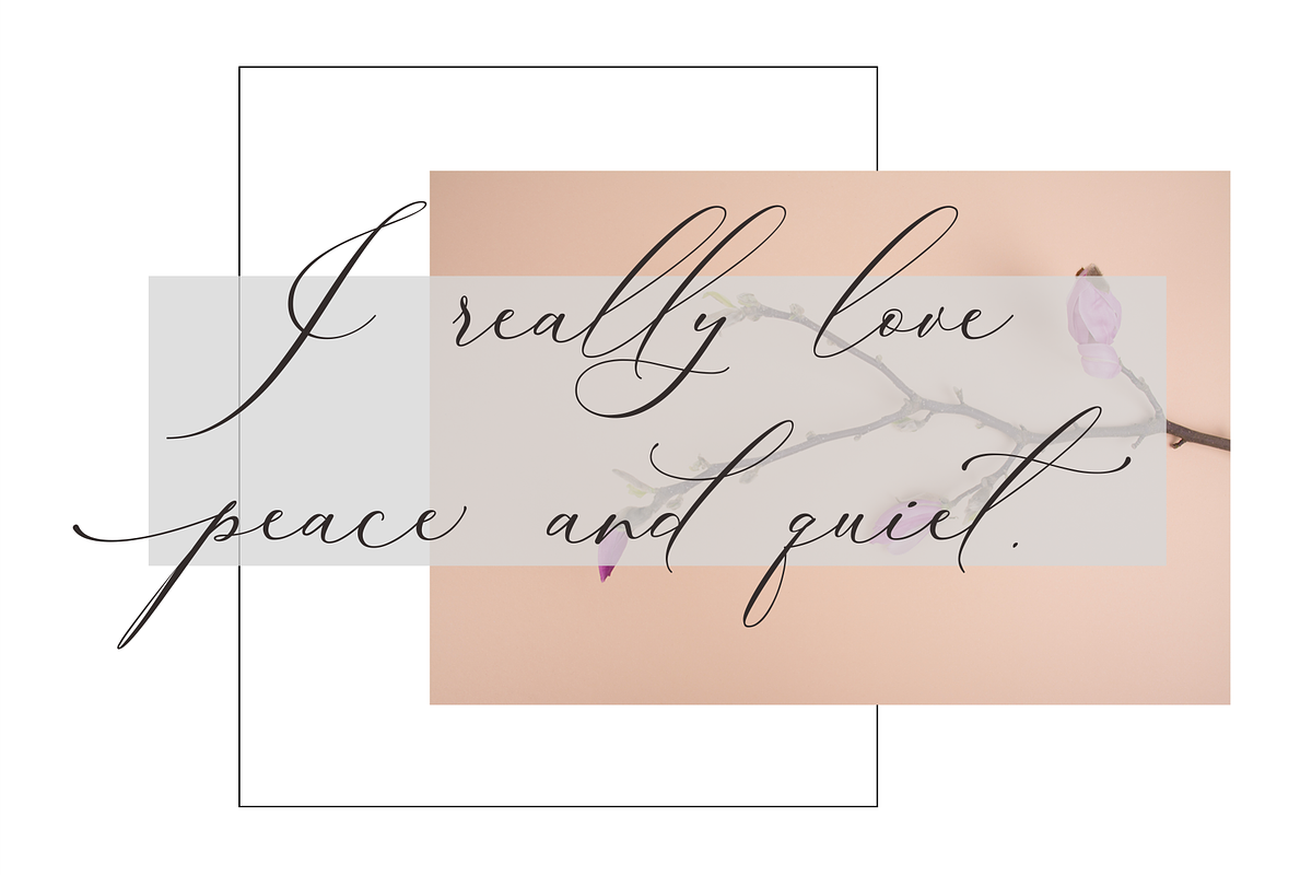 Luxury Font - Boheme Floral, a Script Font by 50Fox (Photo 10 of 14)