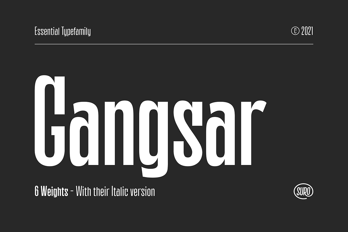 Gangsar - 50%OFF, a Sans Serif Font by A.Budianto (Photo 2 of 10)