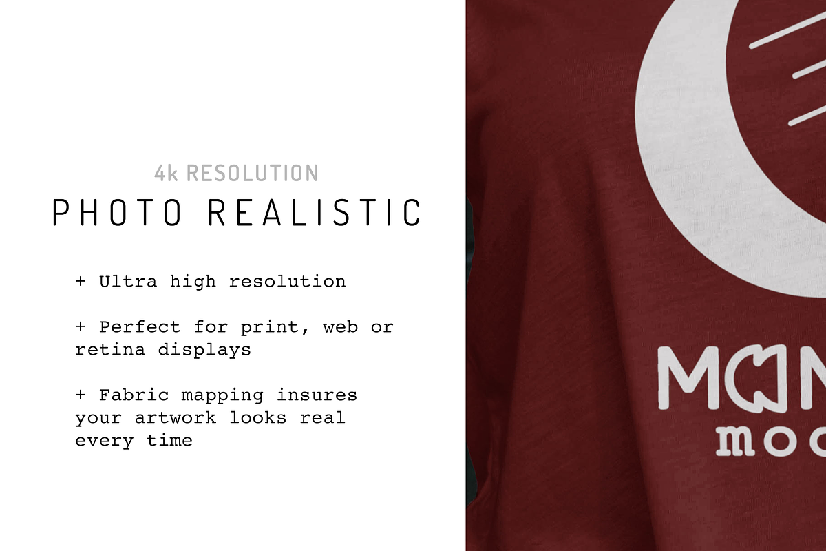 Bella Canvas 8882 Crop Shirt Mockup, a Shirt Mockup by Moonlit Mocks (Photo 3 of 6)