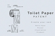 Toilet paper roll patent, an Illustration by Nordic Designs (Thumbnail 1 of 3)