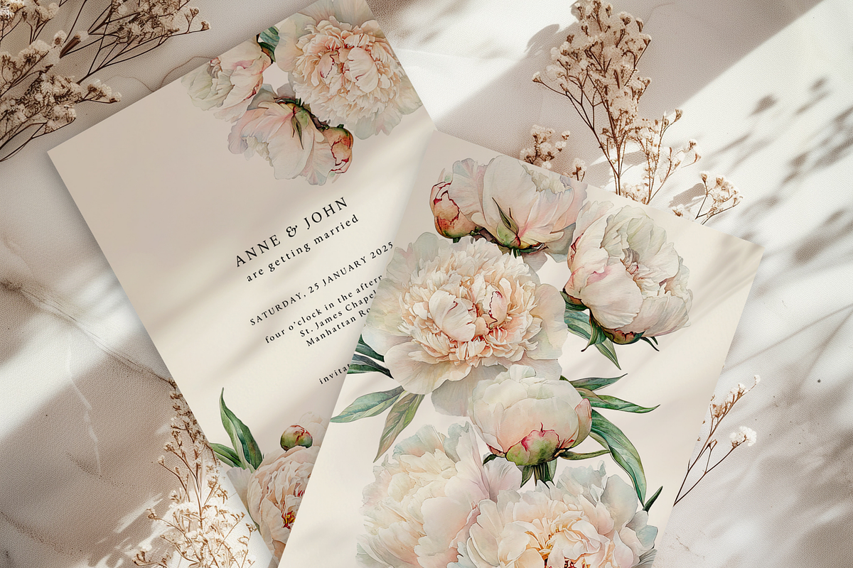 Peony Blush - Watercolor, a Decorative Illustration by ThaismotaCreativeCo (Photo 8 of 11)