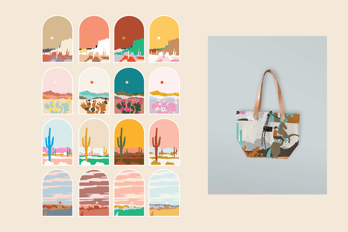 Western Desert Landscapes, an Object Illustration by Antiquaria (Photo 4 of 5)