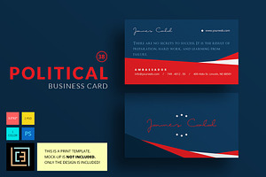 Political - Business Card 38