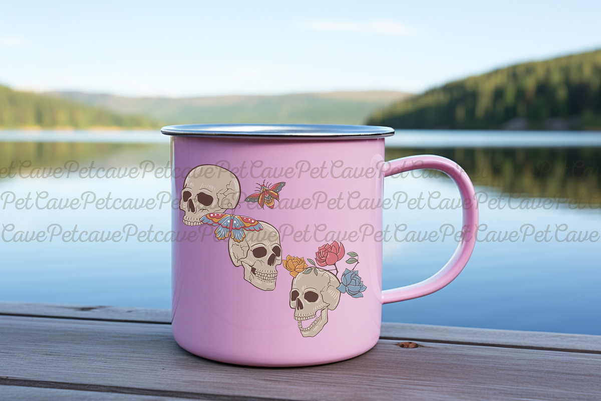 Skeleton & Flowers Graphics Bundle, a Graphic by Pet Cave (Photo 8 of 9)