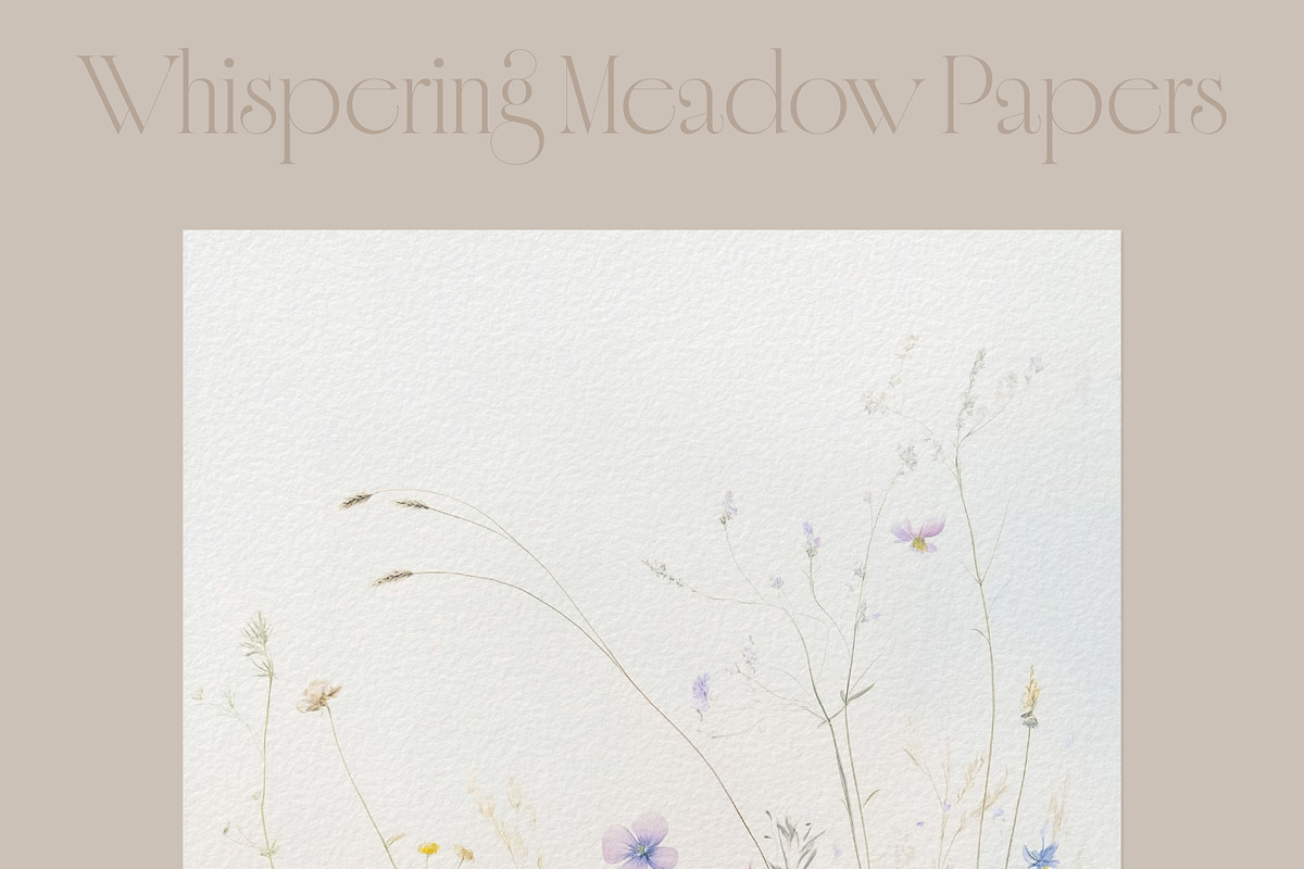 Wildflower Background Collection, a Background Graphic by Anna Sokol (Photo 6 of 7)