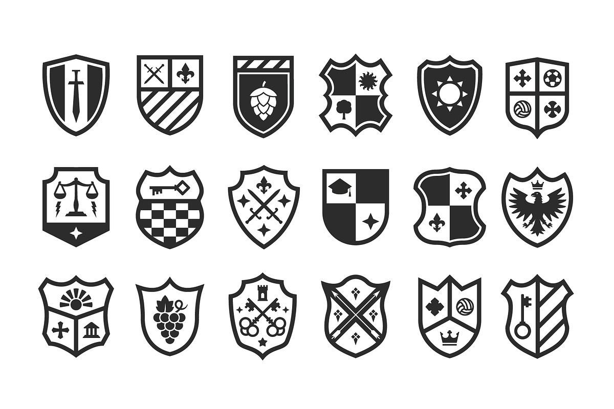 Vintage Shield logo maker, an Object Graphic by DenysHolovatiuk (Photo 2 of 5)