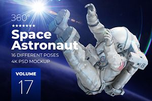 3D Mockup Space Astronaut 17