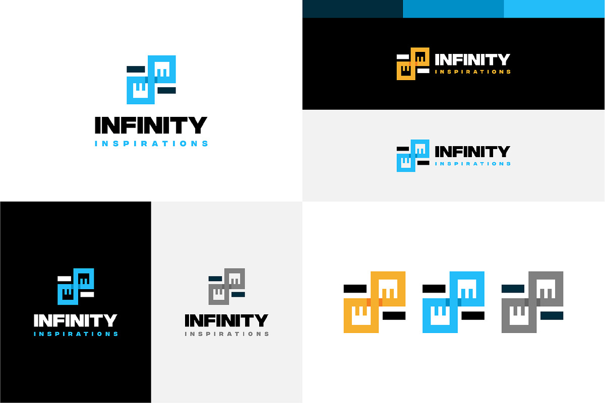 Set of Infinity Bulb Idea Logo, a Branding & Logo Template by Lucky Creative (Photo 2 of 5)