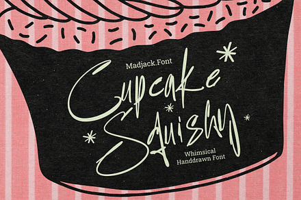 Cupcake Squishy, a Script Font by Madjack.font