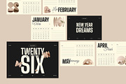 2026 Calendar Template - Vebee, a Stationery Template by fakhroo (Thumbnail 2 of 5)