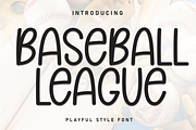 Baseball League | Script Font, a Script Font by Scratchones (Thumbnail 1 of 8)