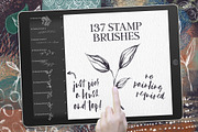 Inky Abstract Procreate Brushes, a Brush Add-On by AJ Brushes (Thumbnail 9 of 12)
