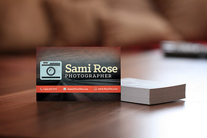 Vintage Photography Business Cards