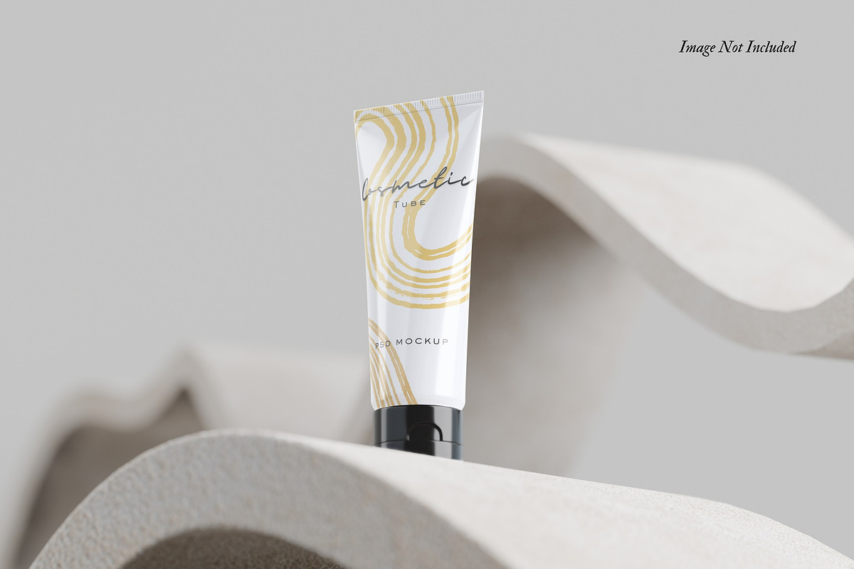 Cosmetic Tube Mockup V3, a Packaging Mockup by DSNA Mockup (Photo 2 of 4)