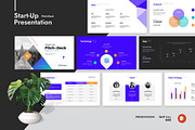 Start Up Pitch Deck PowerPoint, a Presentation Template by SparkPro (Thumbnail 1 of 10)