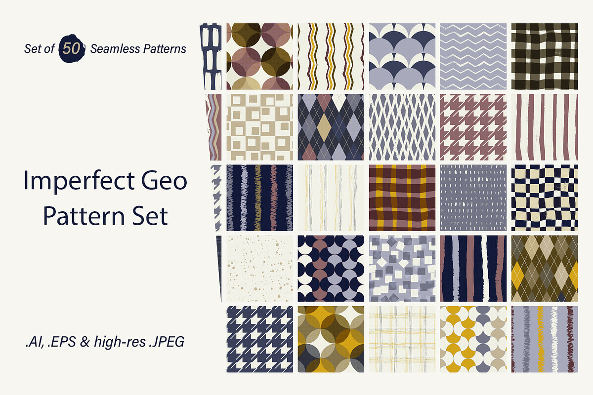 Crafted Seamless Patterns & Textures, a Pattern Graphic by Svetlana Lerie (Photo 7 of 13)