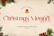 Christmas Memory - Christmas Font, a Serif Font by Umitype (Thumbnail 9 of 9)