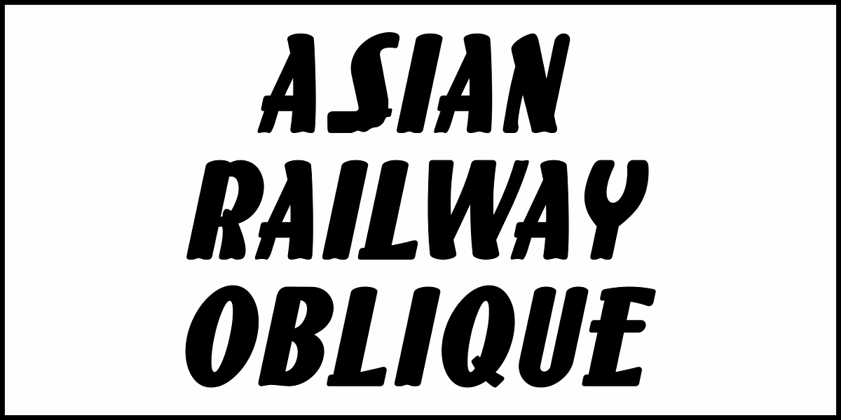 Asian Railway JNL, a Sans Serif Font by Jeff Levine Fonts (Photo 4 of 5)