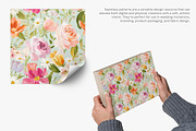 vibrant spring florals pattern, a Pattern Graphic by Pink Studio Art (Thumbnail 4 of 5)