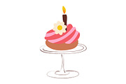 Hand painted bakery set featuring a, a Food Illustration by okskukuruza (Thumbnail 1 of 3)