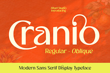 Cranio - Sans Serif Display Font