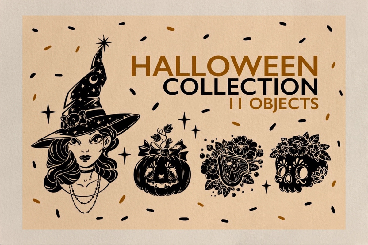 Halloween bundle, a Graphic by heyXeni (Photo 5 of 5)