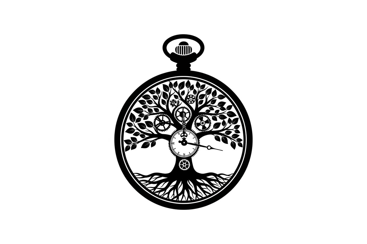 Steampunk Tree of Life Symbol Bundle, an Illustration by yasushie (Photo 7 of 31)