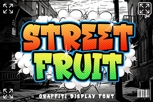 STREET FRUIT Modern Display Graffiti