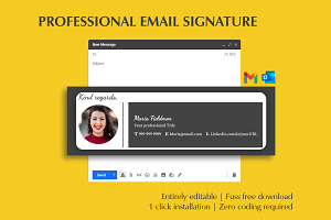 Business Email Signature Template