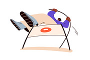 People jump over obstacles concept, a Person Illustration by Good Studio (Thumbnail 8 of 9)