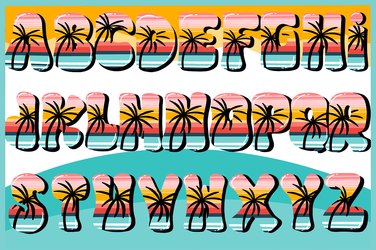 Summer-PNG fonts, a Symbol Font by It me digital art (Photo 2 of 6)