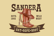 Cowboy Outlaw - Western Font, a Serif Font by Sronstudio (Thumbnail 6 of 15)