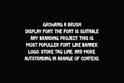 Growang - Brush Font, a Sans Serif Font by Iqsiart Studio (Thumbnail 2 of 6)