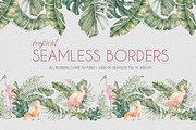 Tropical leaves watercolor patterns, a Pattern Graphic by Kate Lanbina (Thumbnail 11 of 16)